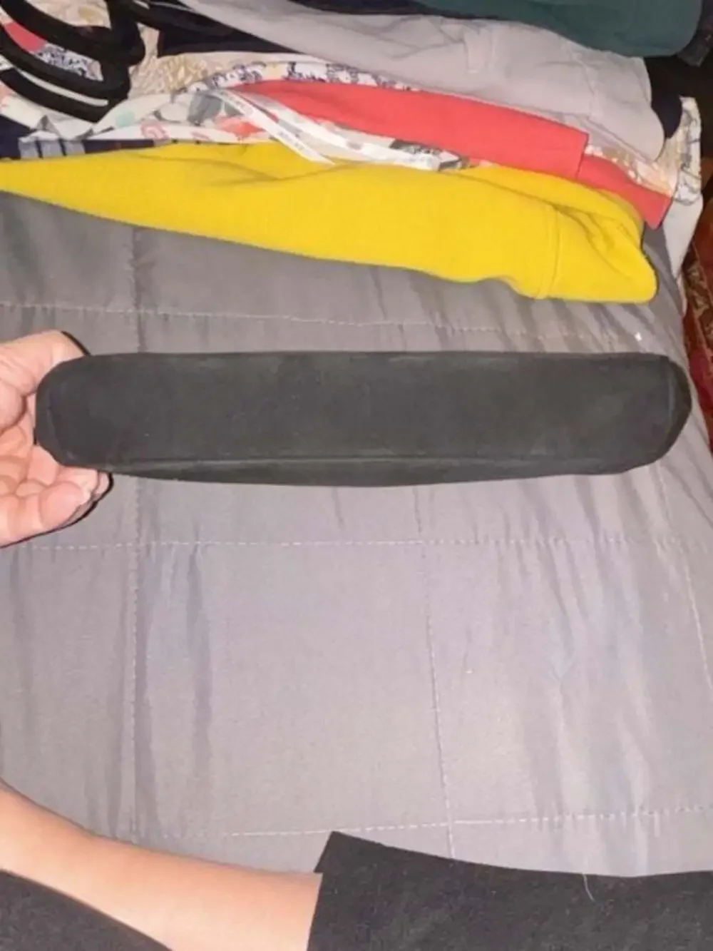 Vintage Kessler Black Suede Evening Clutch Purse with Gold-Tone Clasp